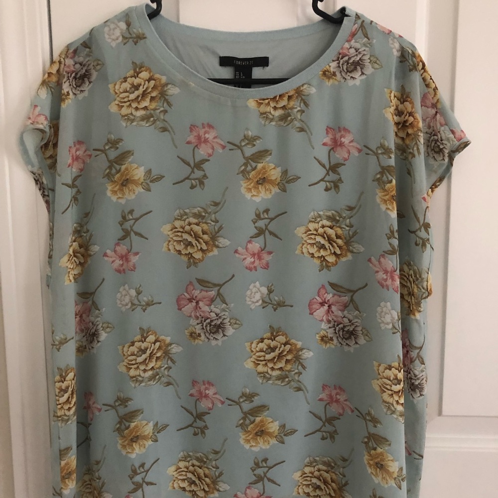 Forever 21 floral blouse
